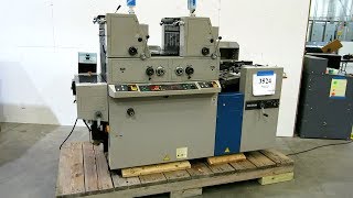 Ryobi 3302M 2Color Offset Printing Press Inventory 3524 [upl. by Sutsuj]