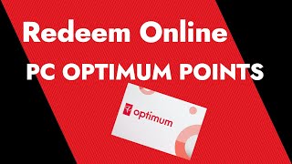 Redeem PC Optimum Points Online [upl. by Alac889]