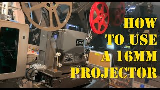 How to Use a 16mm Film Projector [upl. by Gnak]