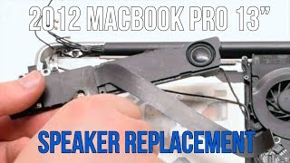 2012 Macbook Pro 13quot A1278 Speakers Replacement [upl. by Ahseiyk]