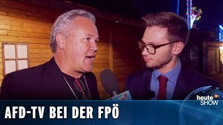 UndercoverReporter Fabian Köster bei der FPÖ  heuteshow vom 04102019 [upl. by Silirama]