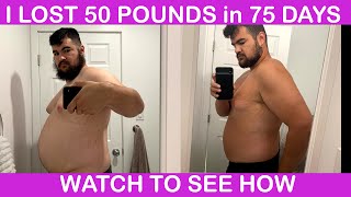 I LOST 50 POUNDS IN 75 DAYS  WATCH TO SEE HOW  75 HARD CHALLENGE [upl. by Matthiew]