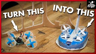 Build a Hovercraft from a Broken Drone  FLITE TEST [upl. by Htebiram512]