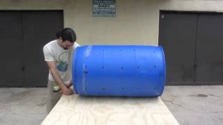 How to make your own home made compost tumbler step by step [upl. by Logan]