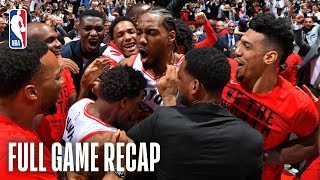 76ERS vs RAPTORS  JAWDROPPING End to Series Finale  Game 7 [upl. by Yvi75]