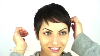 How to Style A Short Pixie Haircut Hair Tutorial for Fine Thin Hair Men amp Womens Haircuts [upl. by Oniger]