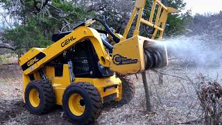 Turbo Mulcher 60quot Skid Steer Mulching Attachment by DFM [upl. by Redleh252]