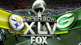 SUPERBOWL XLV Steelers vs Packers FOX intro [upl. by Cathey668]