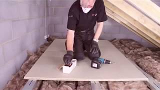 How to add an attic floor above attic insulation [upl. by Ativet983]