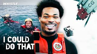 NFL Star Derwin James Vs EXTREME Coast Guard Training 🫣 [upl. by Nilrac]