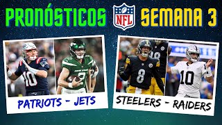 Pronósticos Semana 3  ¿Quién ganará cada partido  NFL 2023 [upl. by Worlock]