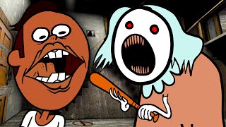 ESCAPE FROM SCARY GRANNY Animation [upl. by Torrlow]