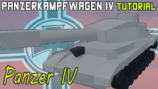 Panzer IV Tank  Plane Crazy  Tutorial [upl. by Yasnil]