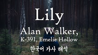 가사 해석발음 Alan Walker알렌 워커 K391 Emelie Hollow  Lily 한글자막번역lyrics 1 [upl. by Sirromal306]