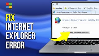 ✅Fix Internet Explorer Cannot Display the Webpage  Diagnose connection problems Error in Windows 7 [upl. by Reinald249]