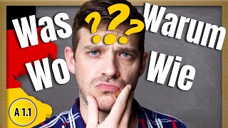 Basic German Question Words  All A1 Question Words You Need to Know [upl. by Dina]