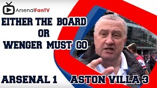 Most Famous Ever Football Fan Rant  Either the Board or Wenger Must Go [upl. by Siuluj]