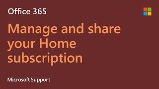 How to share your Microsoft 365 Family subscription  Microsoft [upl. by Anier]