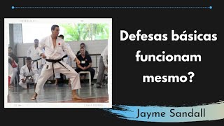 Defesas básicas do karate Shotokan  aplicações reais [upl. by Huebner]