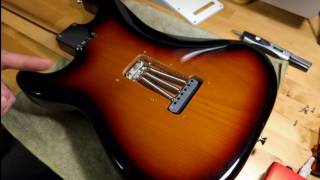 How to Hardtail Fender Stratocaster Tremolo Bridge [upl. by Assiran]