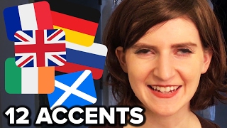 How To Do 12 Different Accents [upl. by Debbi]