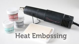 Card Making and Paper Crafting How To Heat Embossing [upl. by Zak]