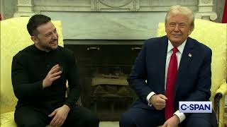 Full Meeting between President Trump VP Vance and Ukrainian President Zelensky in Oval Office [upl. by Vitale]