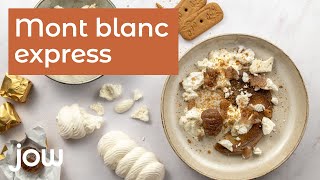 Recette du Mont blanc express [upl. by Alithia]