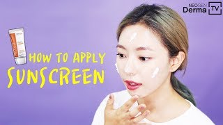 A Guide To Apply Sunscreen Properly 🌞 [upl. by Ennairod]