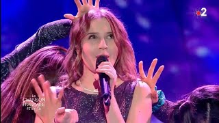 Carla  Bim Bam Toi EUROVISION JUNIOR LIVE La chanson française fête le 31 [upl. by Llyrehc]