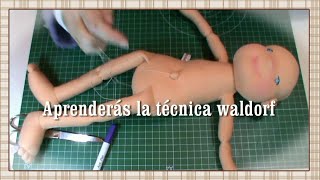 Tutorial muñeca waldorf completo  Waldorf doll tutorial complete [upl. by Ejrog936]