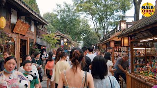 Walk China 4K  Broad and Narrow Alley  Chengdu Street Walking  Summer 2021 [upl. by Svend]