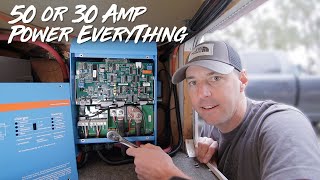 RV Inverter Setup How To Power It All 50 Amp and 30 Amp [upl. by Haldan893]