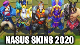 Nasus  All Skins 2021  League of Legends [upl. by Windham]