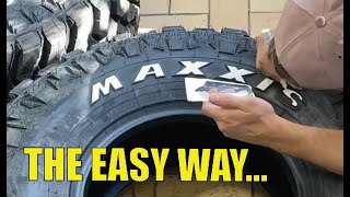 How To Apply Tyre Paint The Easy Way [upl. by Tuinenga]