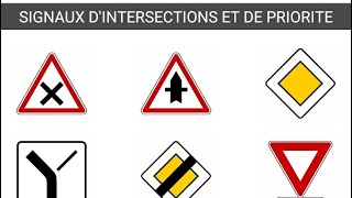 SIGNAUX DINTERSECTIONS ET DE PRIORITE [upl. by Llehsar157]