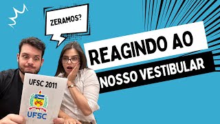 REAGINDO ÀS NOTAS DO NOSSO VESTIBULAR DA UFSC [upl. by Falzetta482]