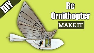 How to make rc ornithopter  homemade rc ornithopter  ornithopter [upl. by Kendra]