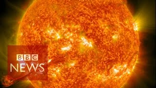 Nasa captures incredible 4k images of the Sun  BBC News [upl. by Nattie330]