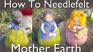 How To Needle Felt a Waldorf Doll  Mother Earth [upl. by Rika586]