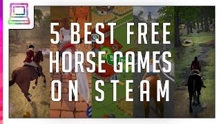 5 Best Free Horse Games On Steam [upl. by Alleinnad]