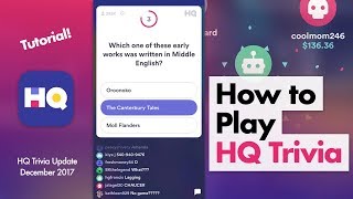 How to Play HQ Trivia [upl. by Lew]