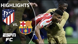 Atletico Madrid vs Barcelona 🔥  LaLiga Highlights  ESPN FC [upl. by Knowling436]