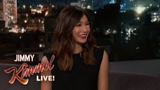 Gemma Chan on Captain Marvel Robots amp Crazy Rich Asians [upl. by Airbma]