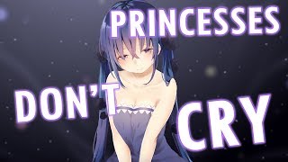 Nightcore  Princesses Dont Cry Lyrics [upl. by Nilhsa]