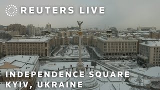 LIVE Independence Square in Kyiv Ukraine [upl. by Ttej]