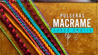 10 PULSERAS FÁCILES Y RÁPIDAS 💥» Ep 31  pulseras de hilo  friendship bracelets ● Curso de Macrame [upl. by Arondel]