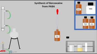 Synthesis of Benzocaine from Para Amino Benzoic Acid PABA [upl. by Airret]