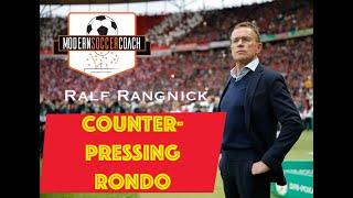 Ralf Rangnick  Intense amp Aggressive CounterPressing Rondo [upl. by Notlad]