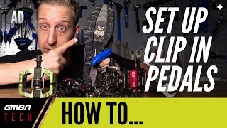 How To Set Up Clip In Pedals For Mountain Biking [upl. by Stich]